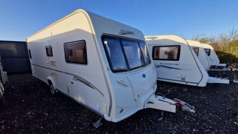 2007 BAILEY Senator Series 5 Indiana Tourimng Caravan 4 Berth Fixed Bed