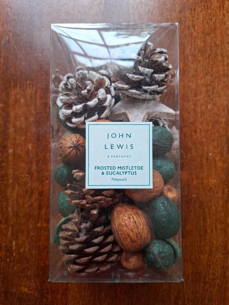 John Lewis Frosted Mistletoe & Eucalyptus Potpourri