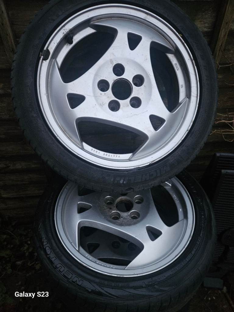 17" Saab " klingon" alloy wheels x5