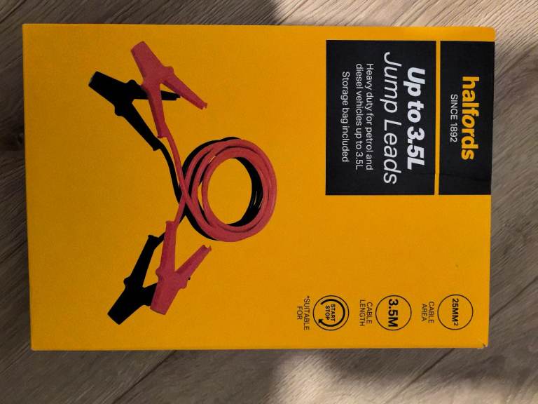 Up to 3.5L Jump leads