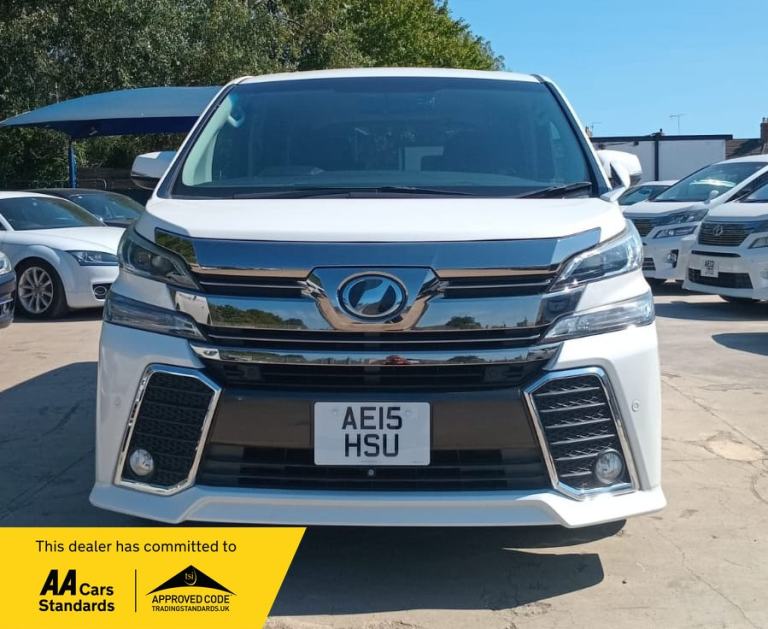 2015 Toyota Vellfire 2.5L PETROL-30 SERIES-ULEZ/CAZ PASS-FREE 40MONTHS GOLD