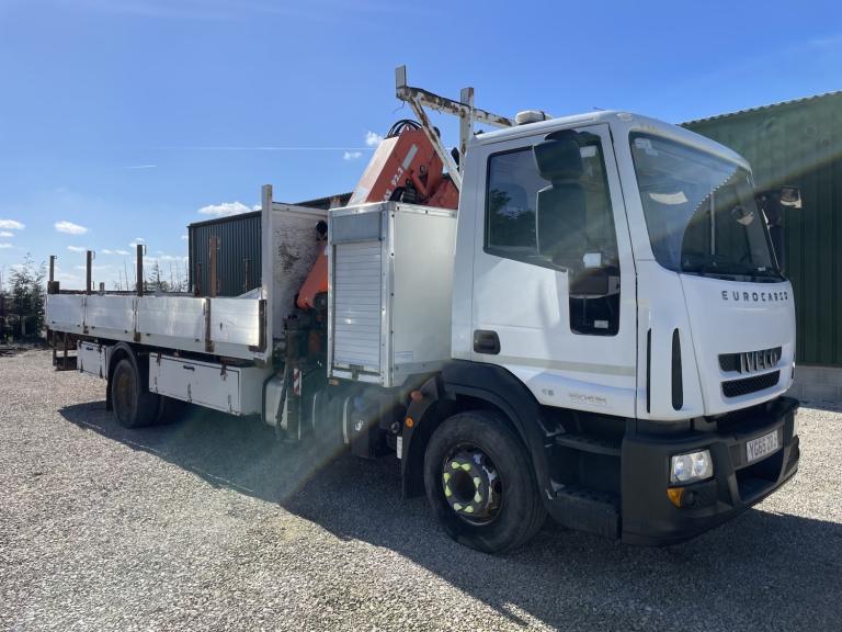 IVECO EUROCARGO 4.4 150E21s 92.2 AUTOMATIC ATLAS CRANE HIAB EURO 6 2015