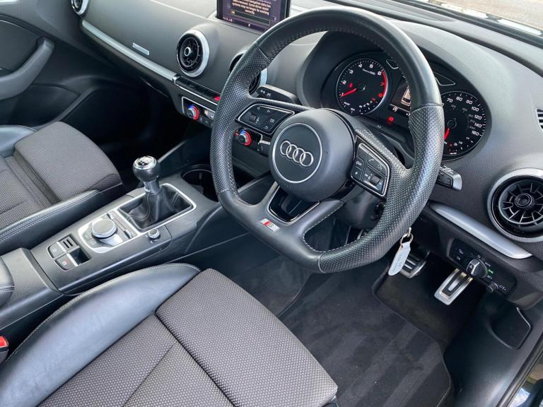 2017 Audi A3 1.5 TFSI CoD S line Euro 6 (s/s) 3dr HATCHBACK Petrol Manual