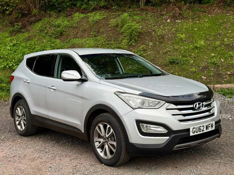 2013 HYUNDAI SANTA FE 2.2 CRDI STYLE AUTO 4X4 AWD SILVER AUTOMATIC DIESEL SUV