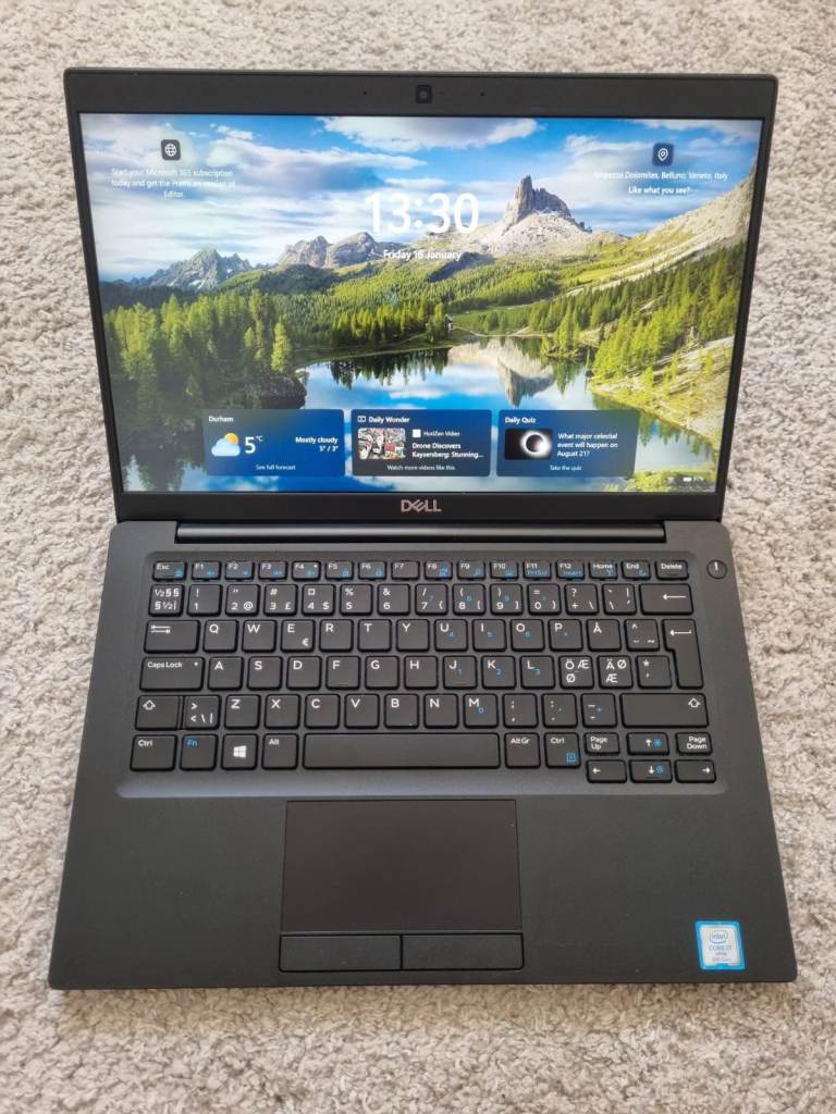 16GB RAM i7 512GB Dell Latitude 7390 Laptop - Can deliver