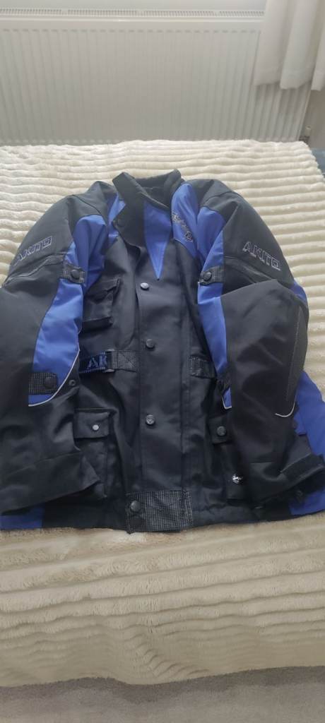 Men and ladies motorbike jackets.