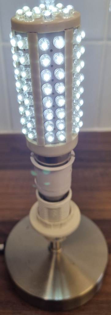 Used Bayonet Cap LED Light Bulb. Cool White. Leeds LS2 near Uni. BC B22