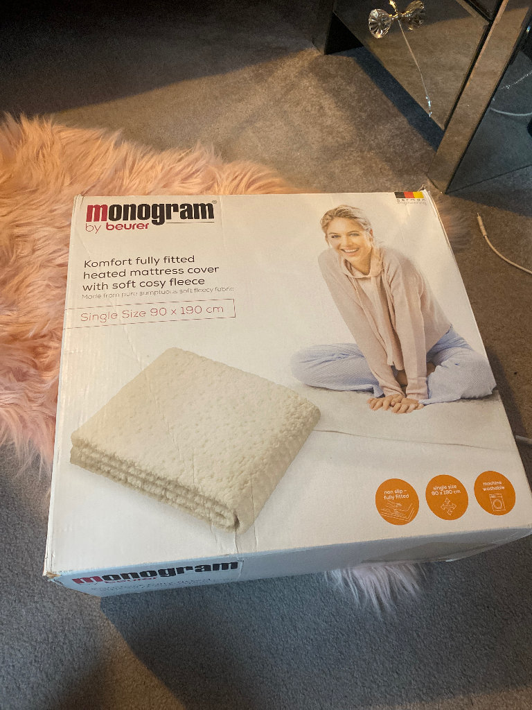Heated matress cover single size 90*190 