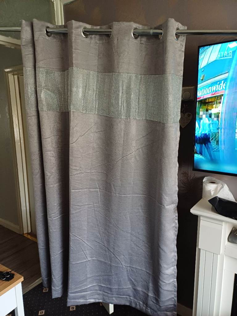 Silver/ Grey Curtains 