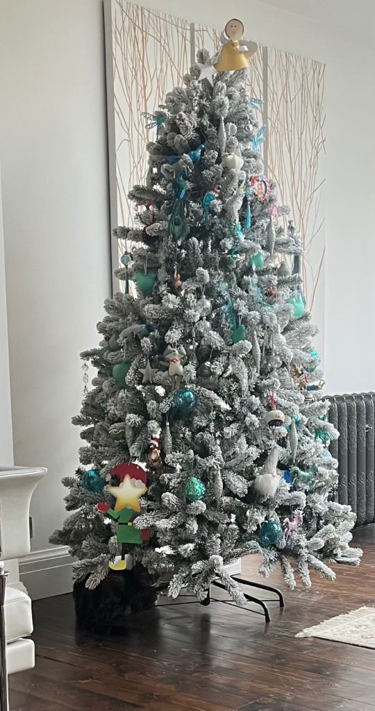 Fenwick Flocked Christmas Tree 7 feet SOLD