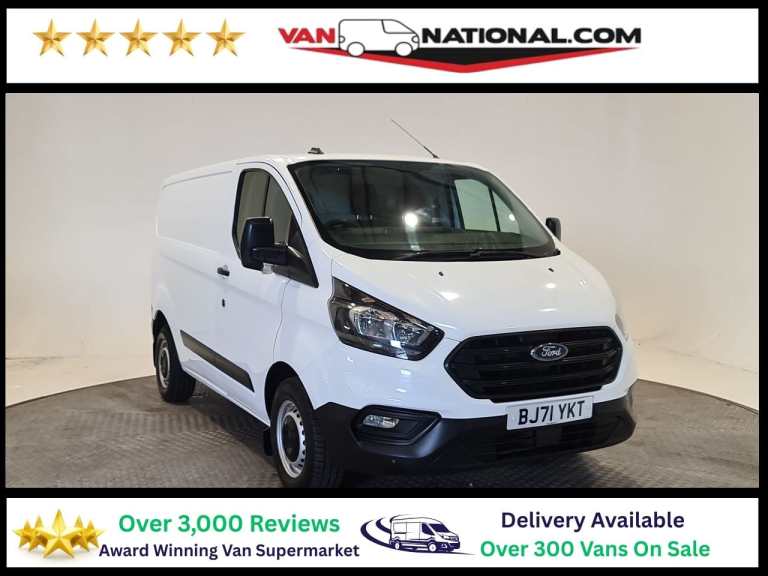 2021 Ford Transit Custom 2.0 300 ECOBLUE LEADER L1 H1 105 BHP SWB NO VAT Panel Van Diesel Manual