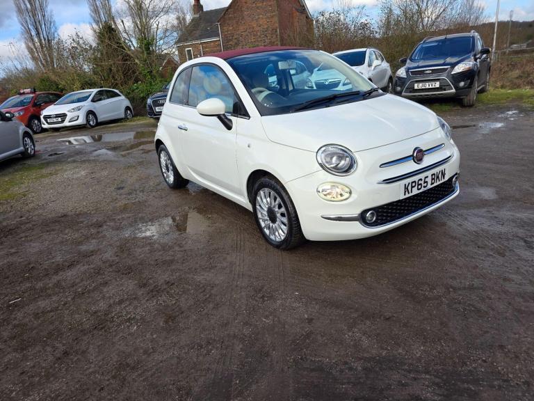 2015 Fiat 500C 1.2 Lounge Dualogic Euro 6 (s/s) 2dr CONVERTIBLE Petrol Automatic