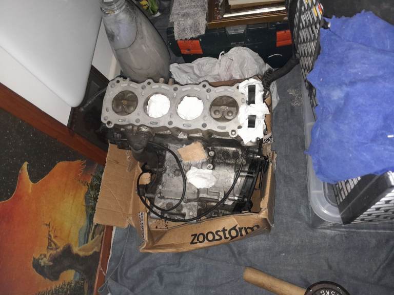 Needs a head gasket. Other than that its a complete sweet engine