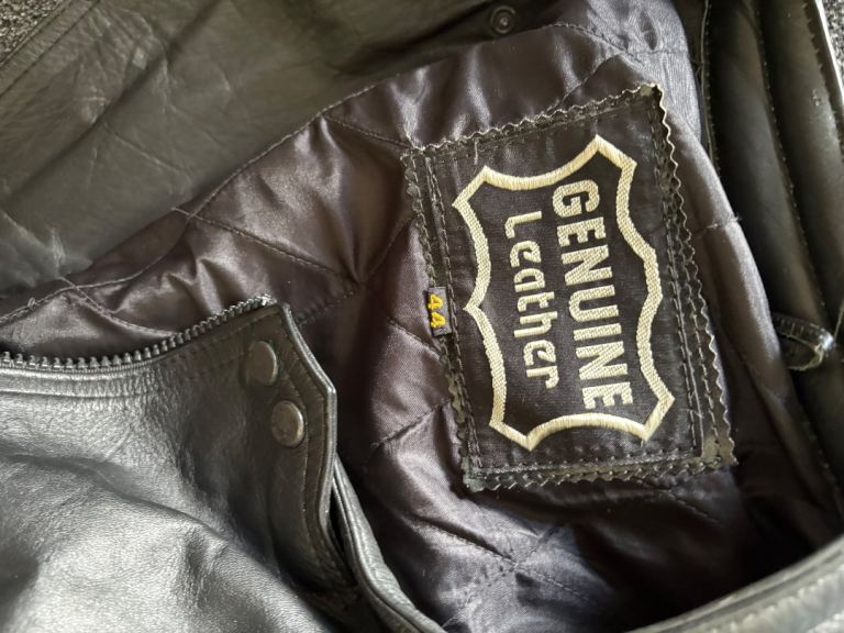 Genuine bikers leather jacket 