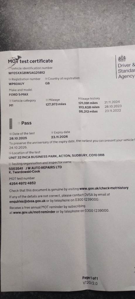 For sale Ford S-Max TDI 2012,  Diesel 2.0, 