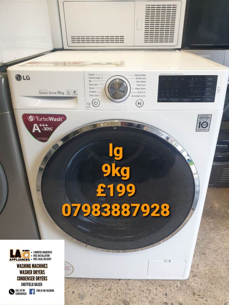 Washing machine lg 9kg