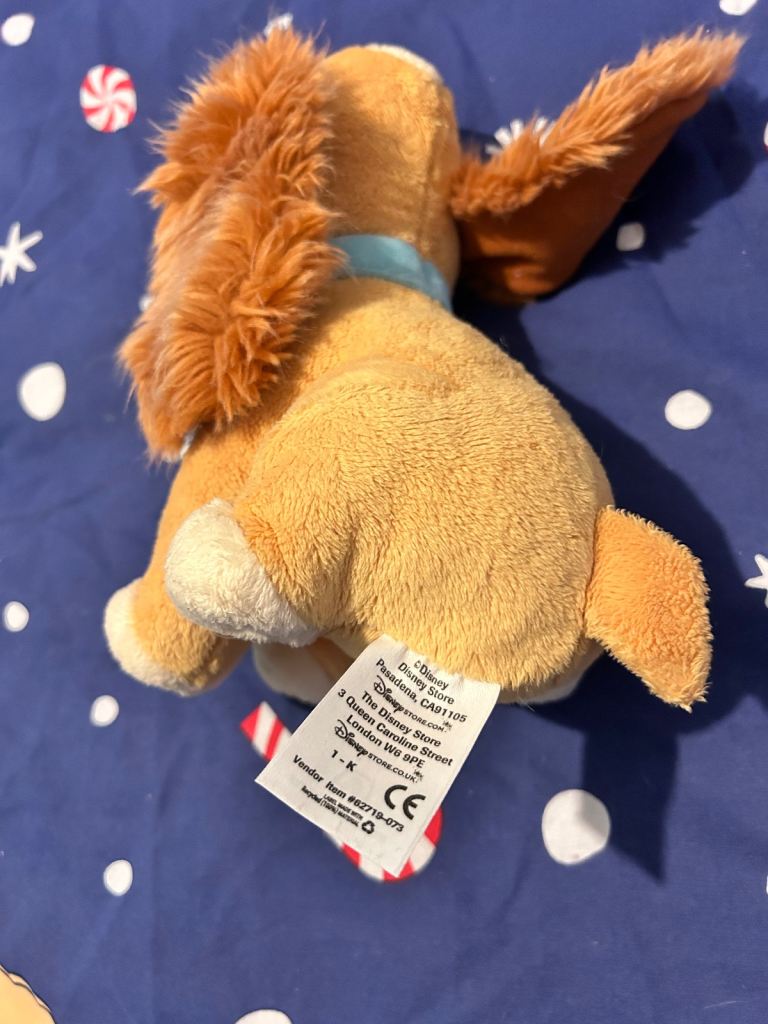 Disney store lady soft toy