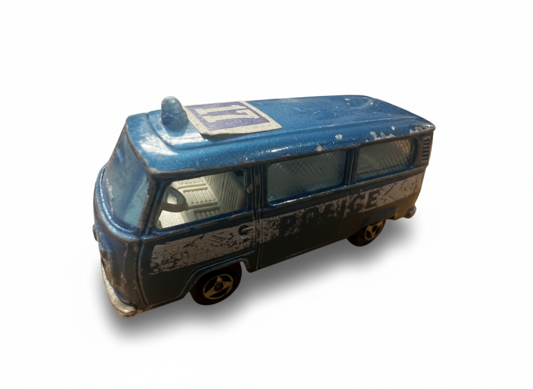 Vintage VW Fourgon Marjorette French Police Van 244 1/60