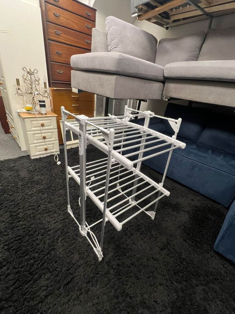 Deluxe 3 tier heated airer and cover bundle only £75 good condition 