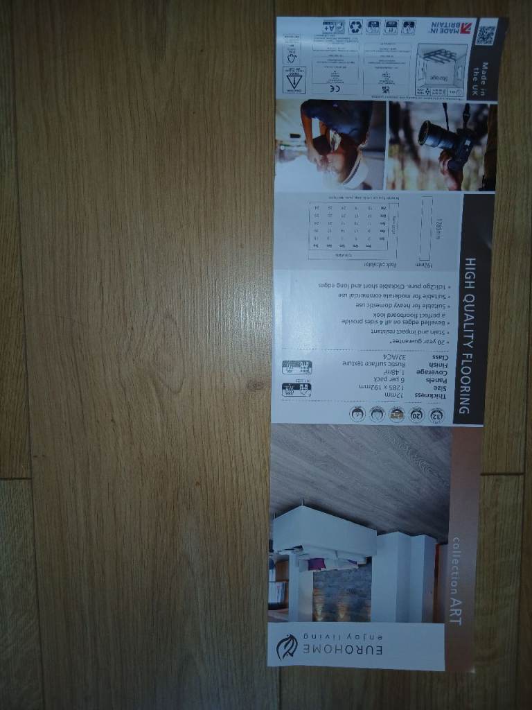 4 packs oak laminate