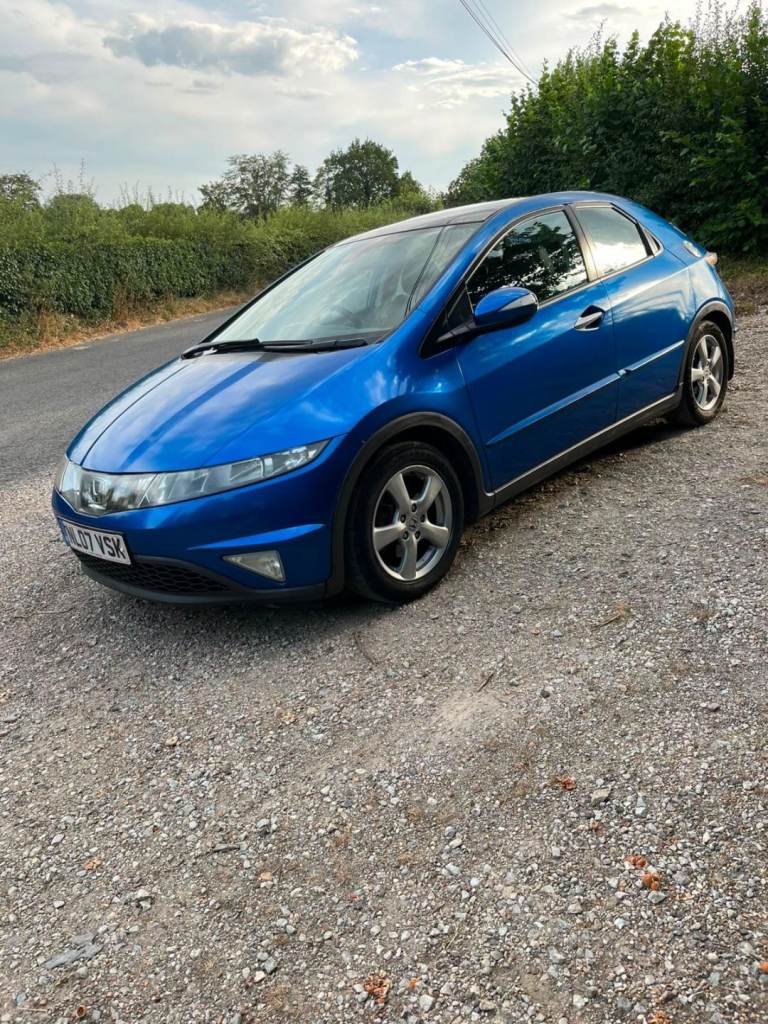 💙2007 Honda civic | 1.8 petrol | U.L.E.Z | Full Service History| AUX port | Suede interior