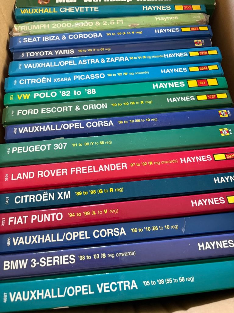 Haynes Car Manuals 