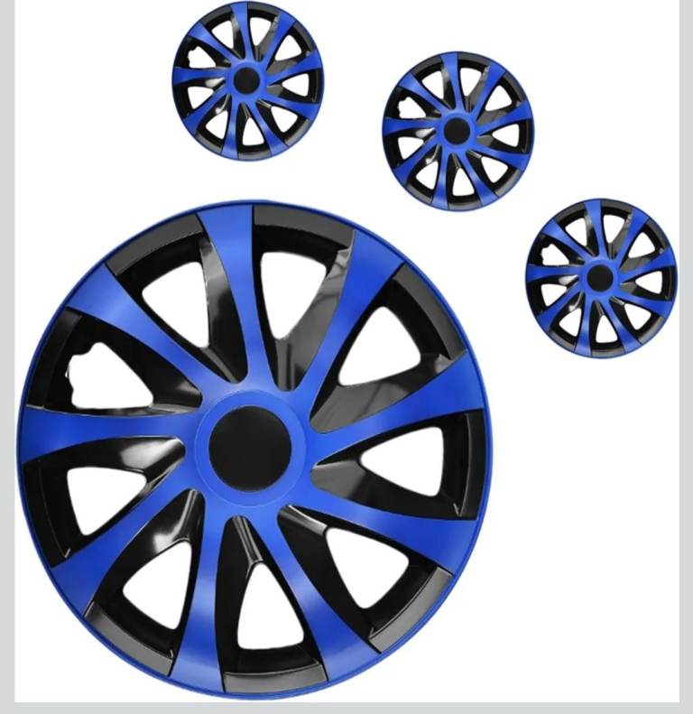 Hubcaps - 14 inch - blue
