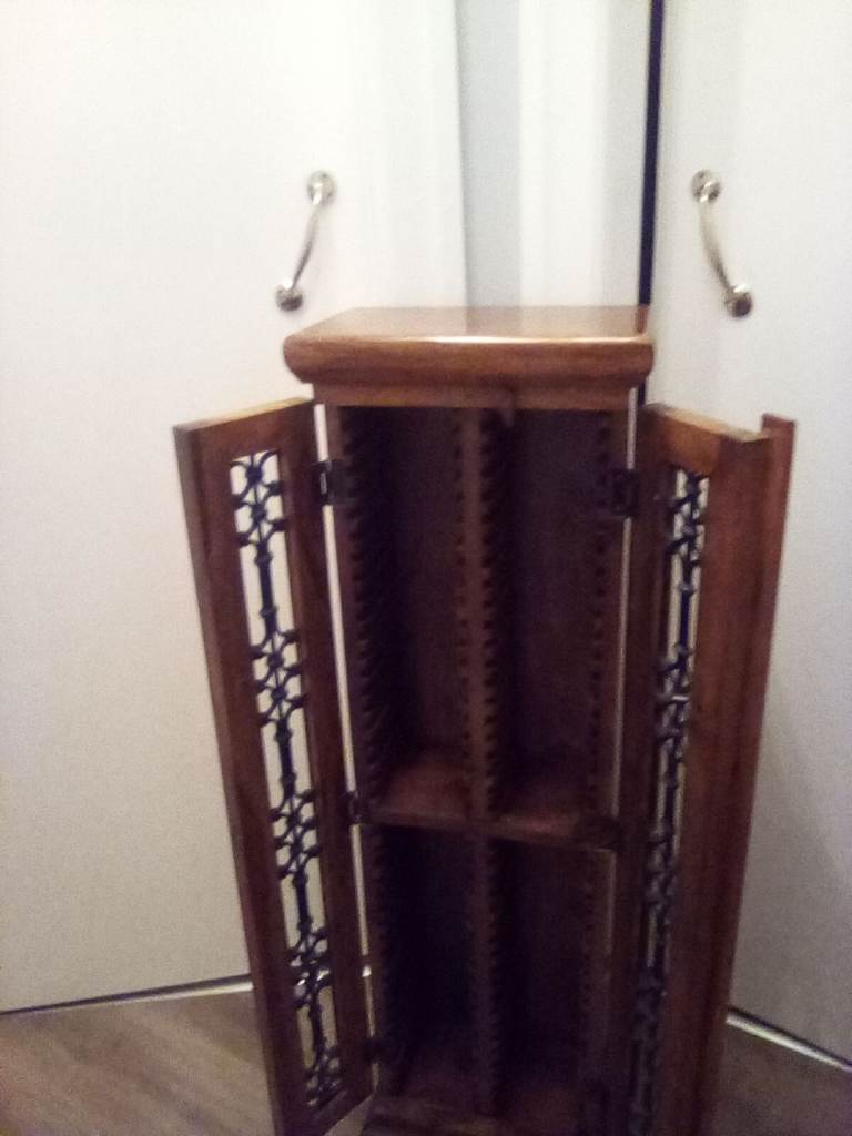 C D cabinet in real wood