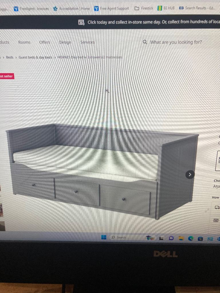 IKEA Hemnes Grey Day Bed