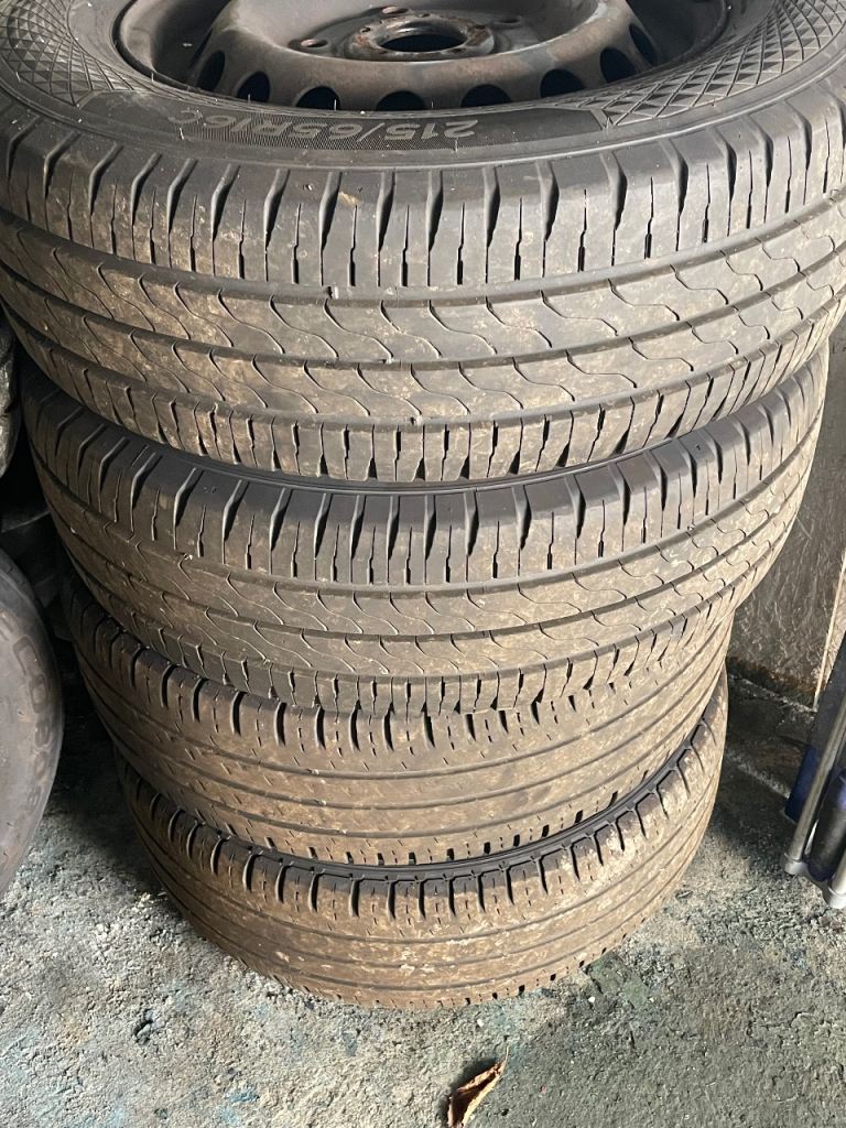Transit custom 16” wheels and tyres