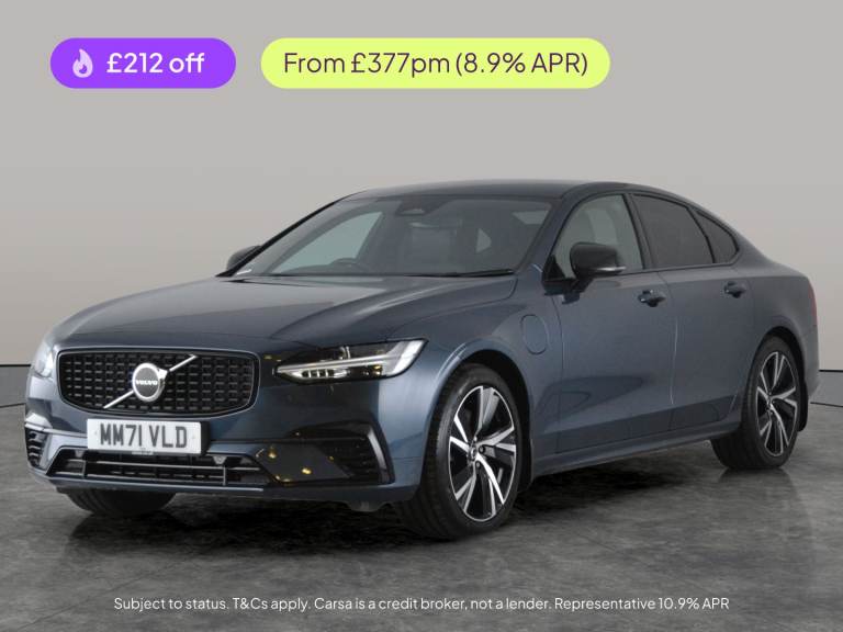 2022 Volvo S90 2.0h T8 Recharge 11.6kWh R-Design Saloon 4dr Petrol Plug-in Hybrid Auto AWD Saloon...