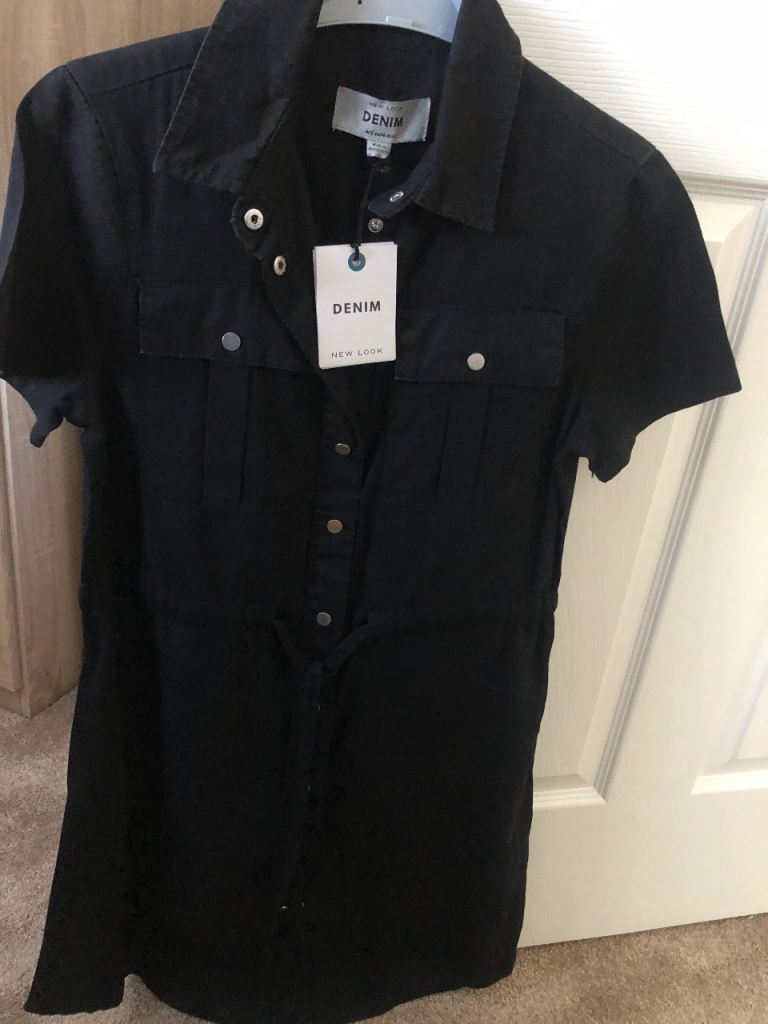 Black Denim Dress