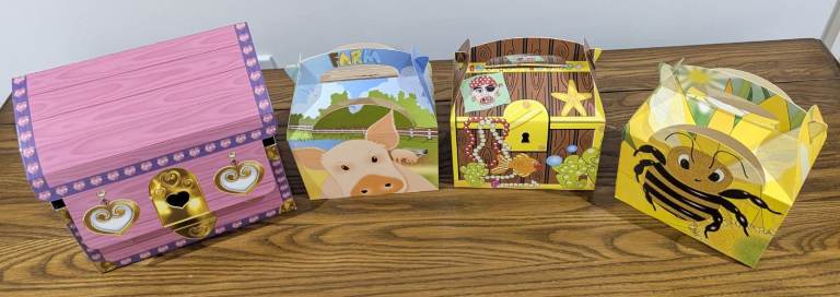 BUNDLE OF KIDS ADULTS PARTY HATS LOOT BAGS BALLOONS TABLECOVER NAPKINS FOOD BOXES