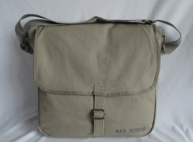 Canvas Messenger Bag War Horse New in plastic bag