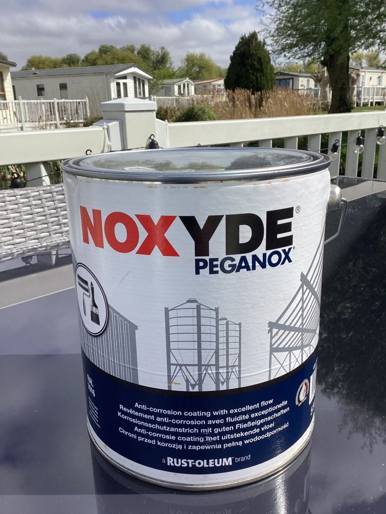 Caravan metal roof paint