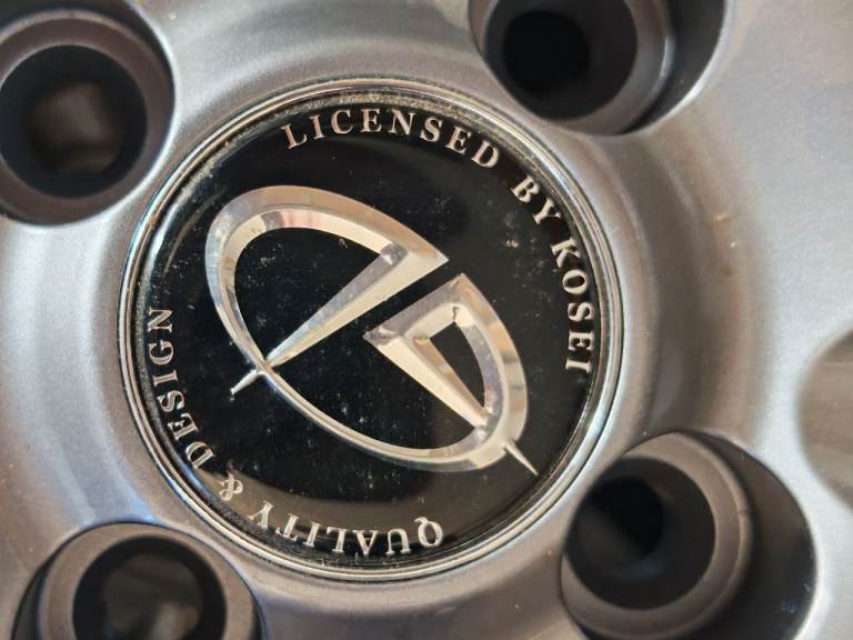 15 inch wheels and tyres  x4 kosei  