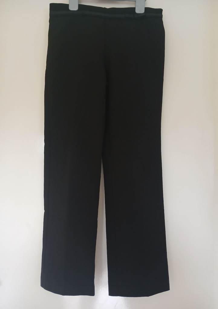 Age 8-9 Girls School Uniform Trousers, Black.