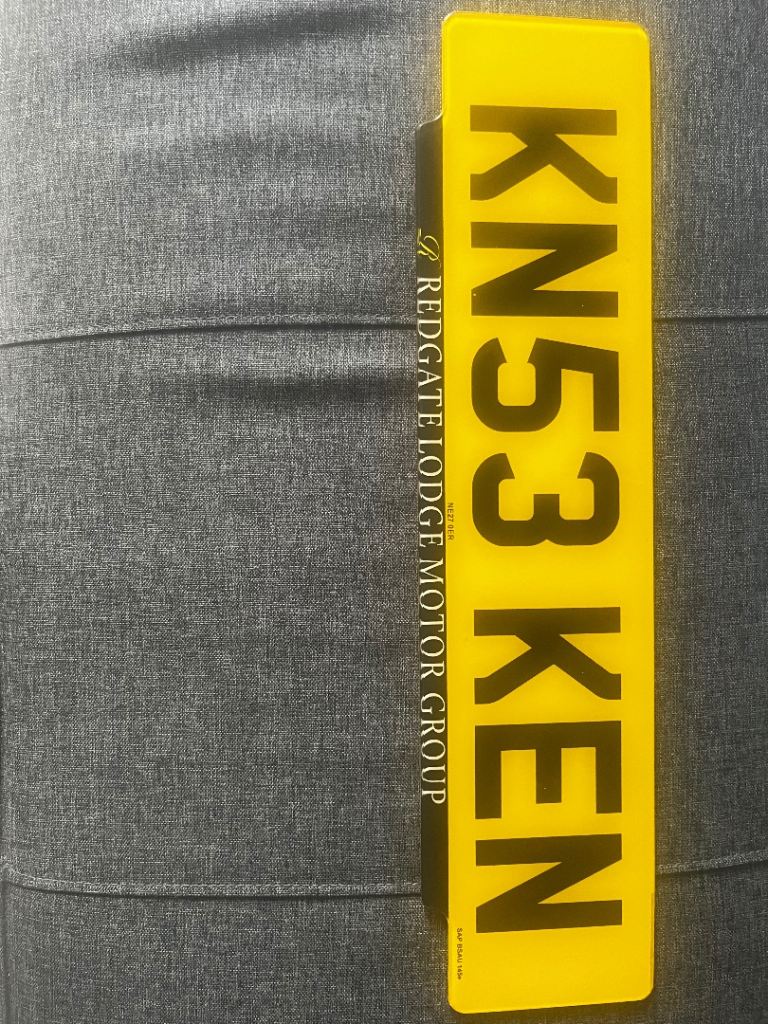 Car Registration Plate