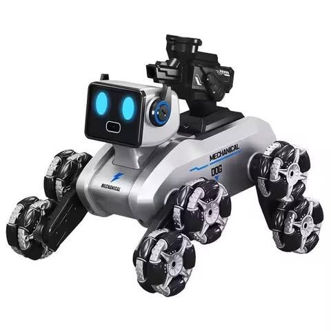 Smart RC Robot Dog - Gesture & Remote Control With Lights - Sounds & Water Blasters