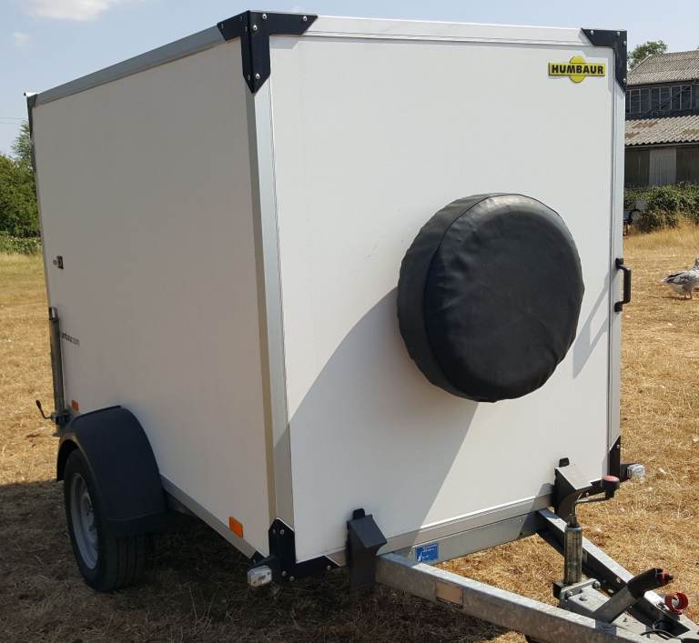 High quality box trailer 1300kg gwt 