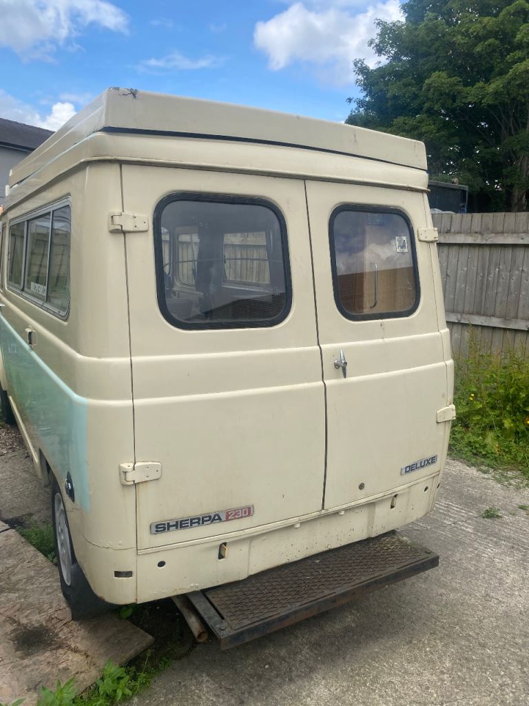 Leyland Sherpa auto sleeper 17000 miles 1981