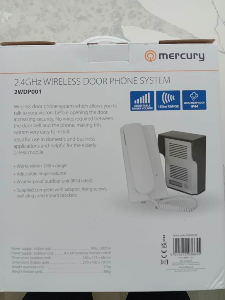 Wireless Door Intercom 