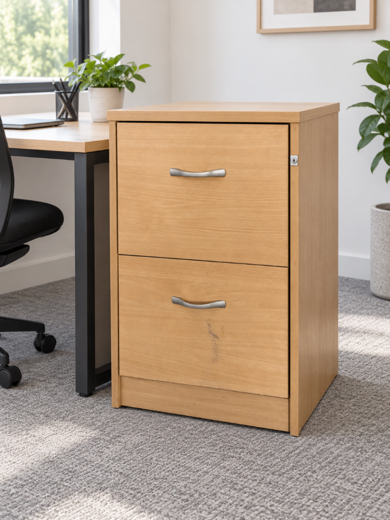 2 draw filing cabinet 