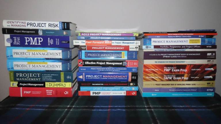 Project Management Books PMP PRINCE2 Agile Study Guides Vintage Career Clearance Sale Large Bulk IG3
