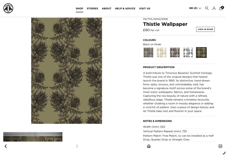 image for Thistle wallpaper 