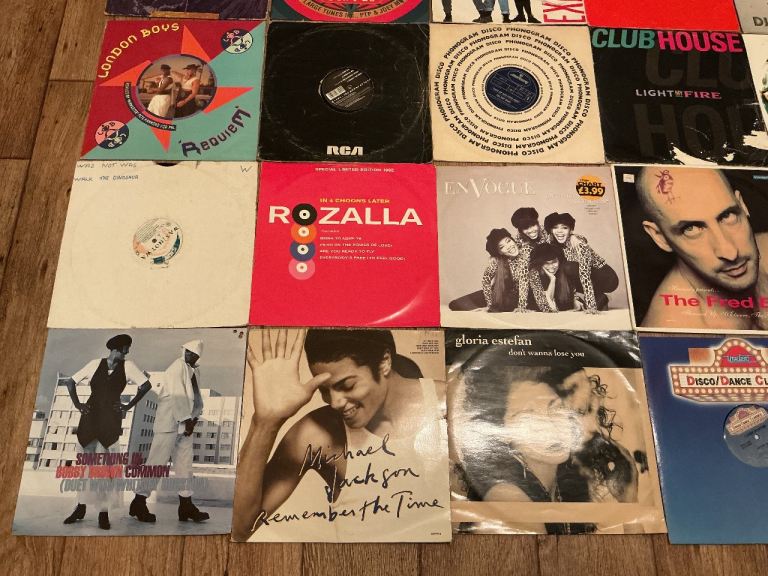 Vinyl album and 12” singles collection 