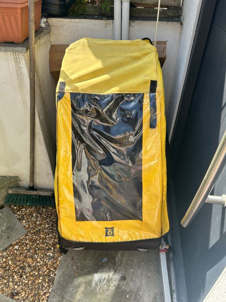 Yellow Child Bike Trailer
