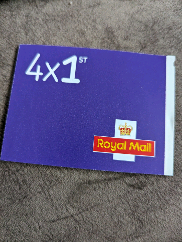 Postage Stamps. Book of 4 x 1st class