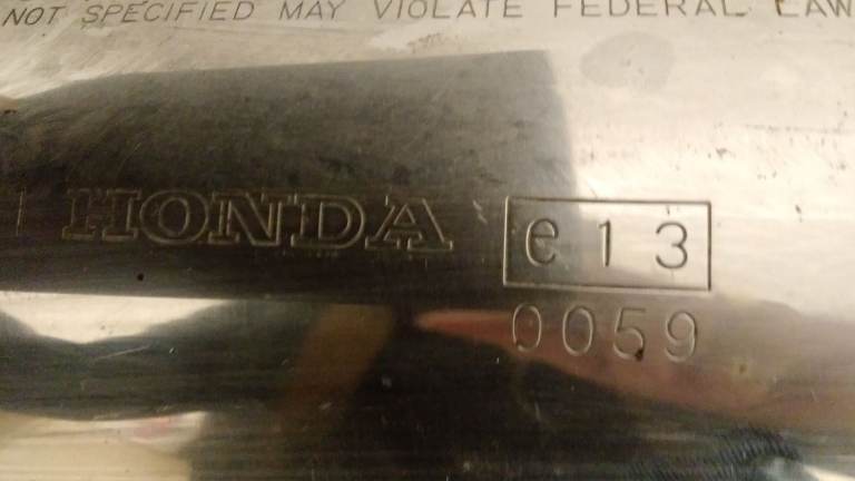 Honda 1000 Firestorm exhaust.