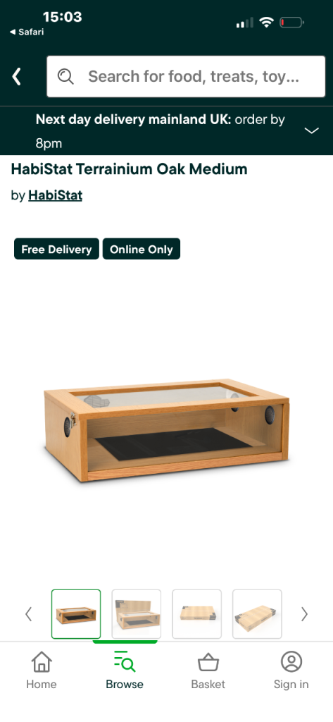 Snake vivarium brand new